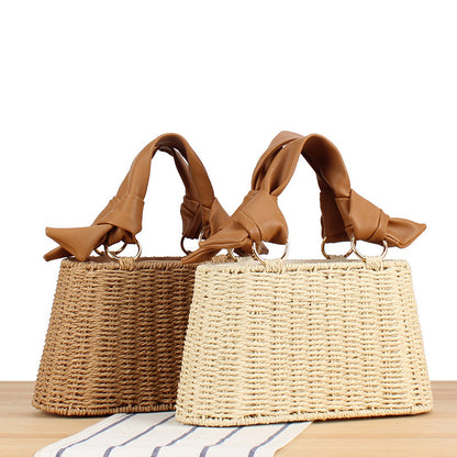 Elegante Handtasche mit Geflochtenem Design und Modischen Details Brehn