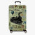 Unisex nan robuster Hartschalen-Trolley mit nostalgischem Eisenbahn-Collage-Print, rundum drehbaren Leichtlaufrollen und versenkbarem Teleskopgriff Brehn