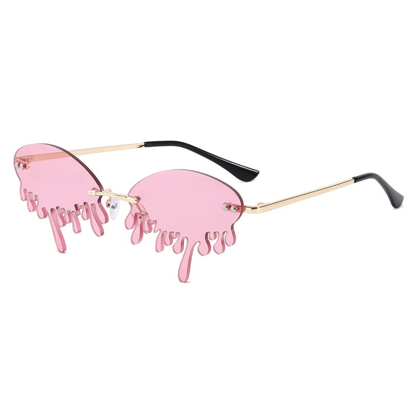 Damen Sonnenbrille mit kreativem Tropfen-Design Brehn
