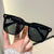 Damen elegante rechteckige Sonnenbrille Brehn