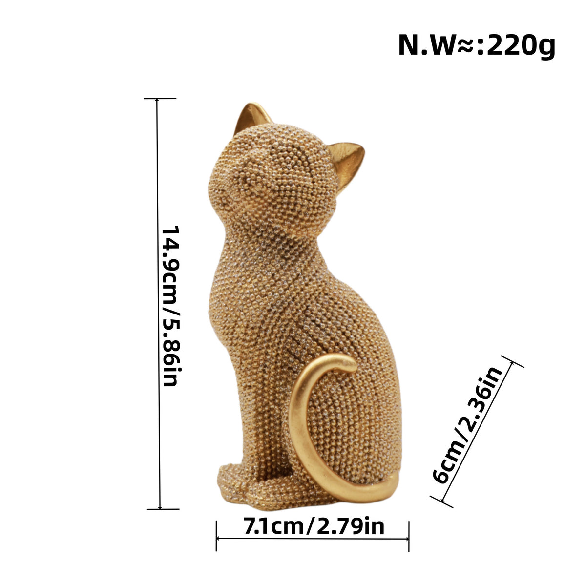 Dekorative Katzenfigur Brehn