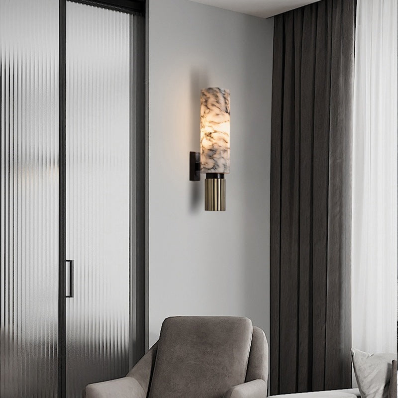 Luxuriöse Marmor Wandlampe