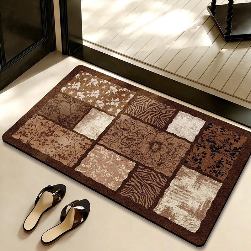 Künstlerischer Patchwork-Teppich