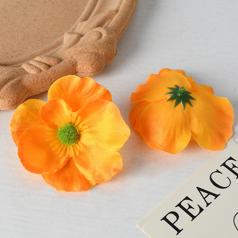 Elegante Stoff Blumen Haarschmuck