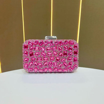 Glamouröse Bejeweled Abend Clutch