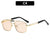 Elegante geometrische quadratische Rahmen-Sonnenbrille
