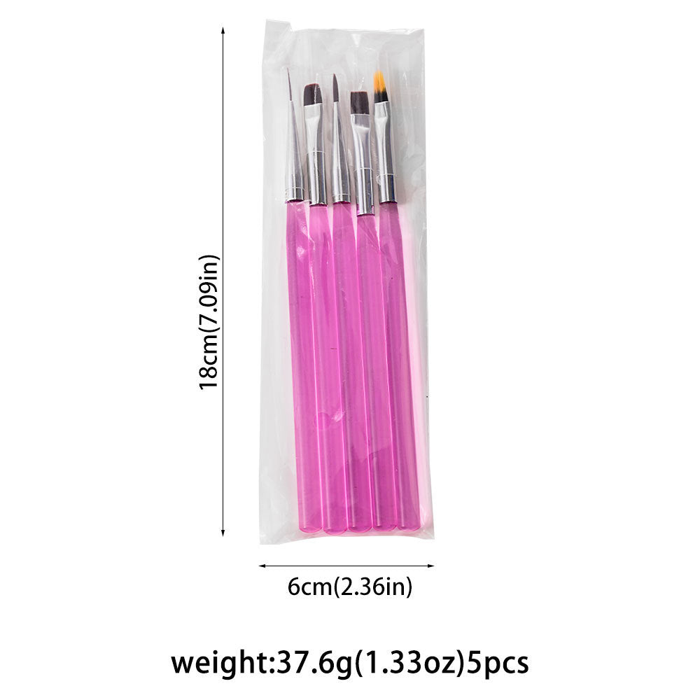 Professionelles Nail Art Detail Pinsel Set Brehn