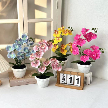 Elegante Künstliche Orchideen Blumenarrangement für die Innendekoration Zuhause