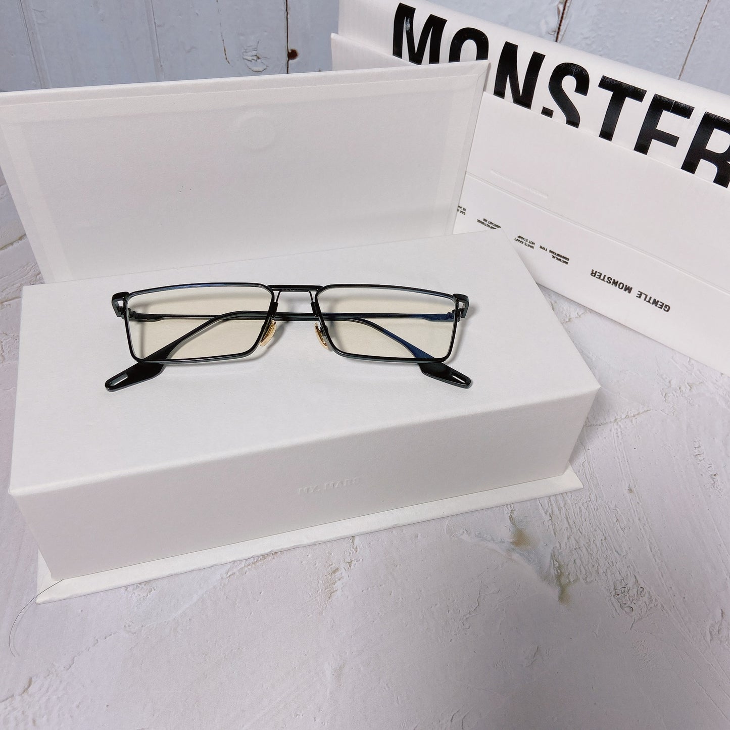 Modische Sonnenbrille mit Rechteckigem Metallrahmen Brehn