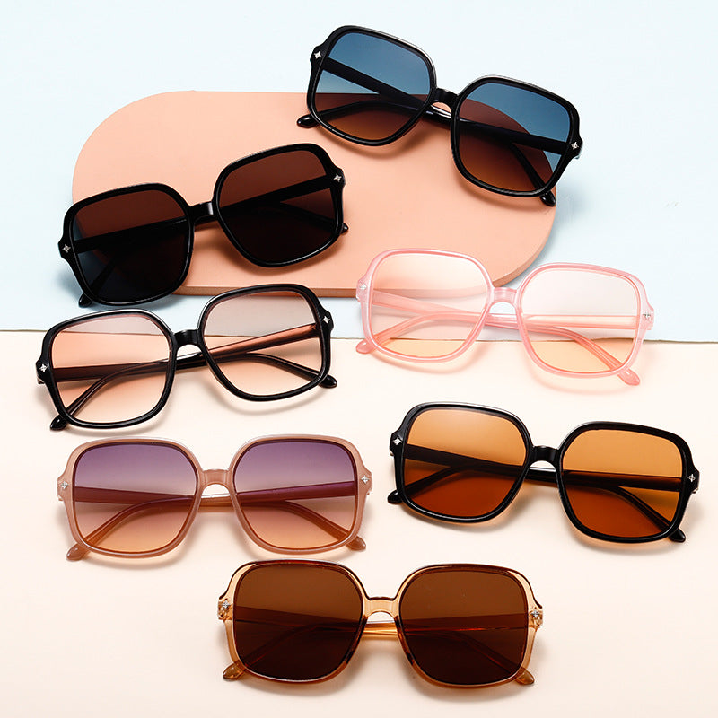 Damen elegante quadratische Sonnenbrille Brehn