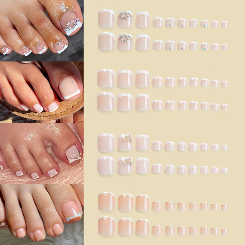 Elegantly Gestyltes Französisches Spitzen Nagelkunst-Set Brehn