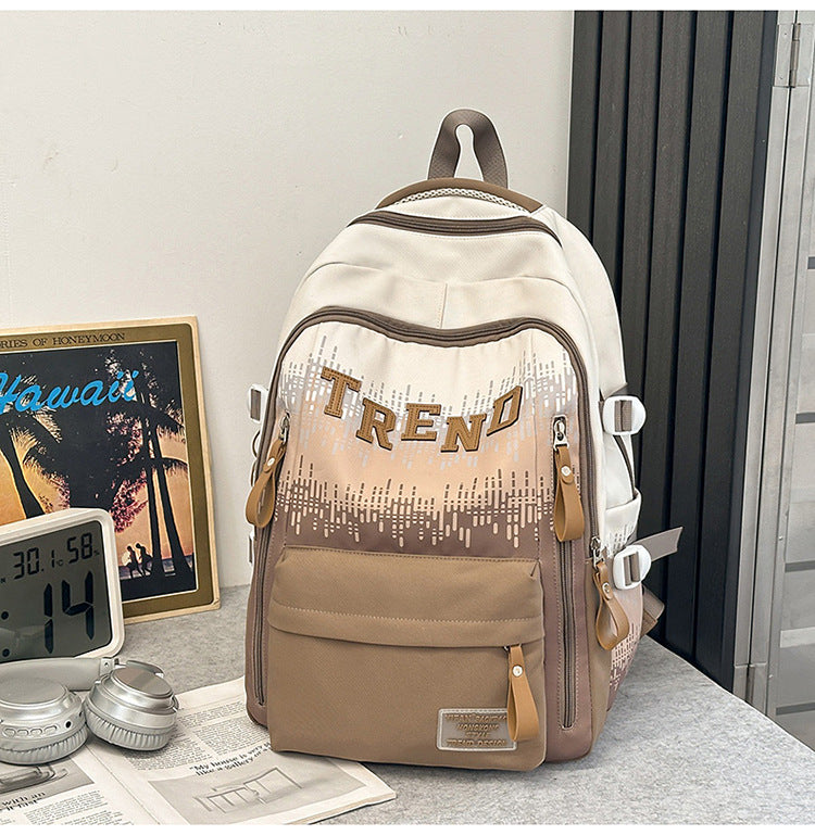 Trendige stilvolle Grafik-Rucksack Brehn