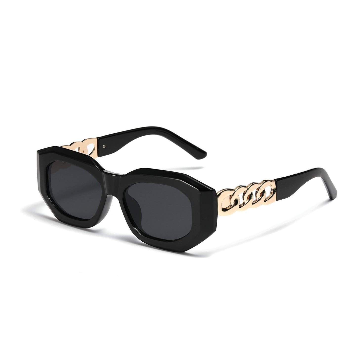 Damen modische Sonnenbrille mit luxuriösem Kettenrahmen Brehn