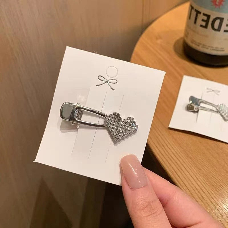 Herzförmige Strass-Haarspange Brehn