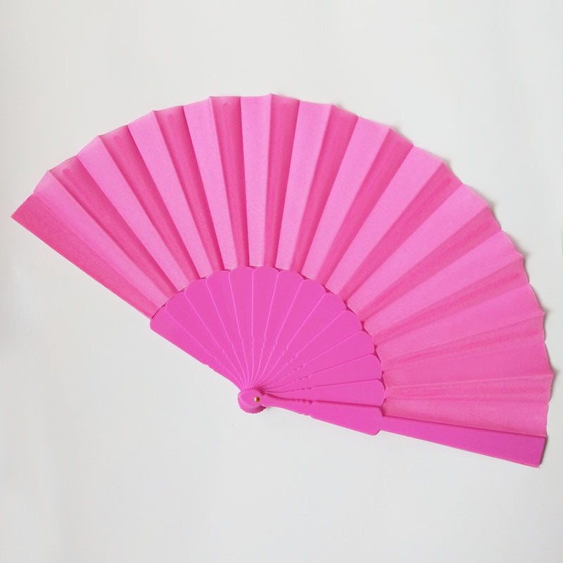 Damen eleganter Handfächer aus hochwertigem Papier und Naturmaterialien Brehn