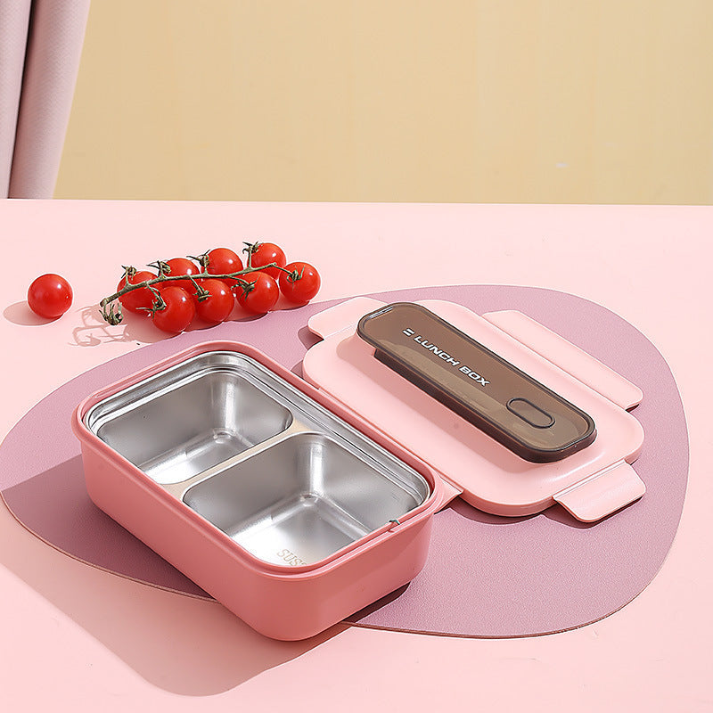 Vielseitige Auslaufsichere Bento Lunchbox mit Eingebautem Besteckset