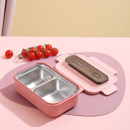 Vielseitige Auslaufsichere Bento Lunchbox mit Eingebautem Besteckset