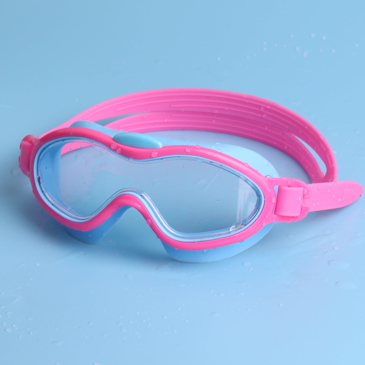 Wasserdichte Schwimmbrille mit Verstellbarem Kopfband und Uv-Schutz Brehn