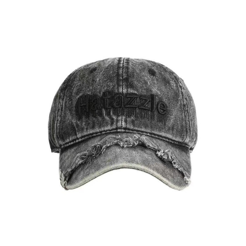 Herren Distressed Denim Baseball Cap Brehn 1784270737