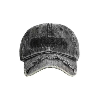 Herren Distressed Denim Baseball Cap Brehn 1784270737