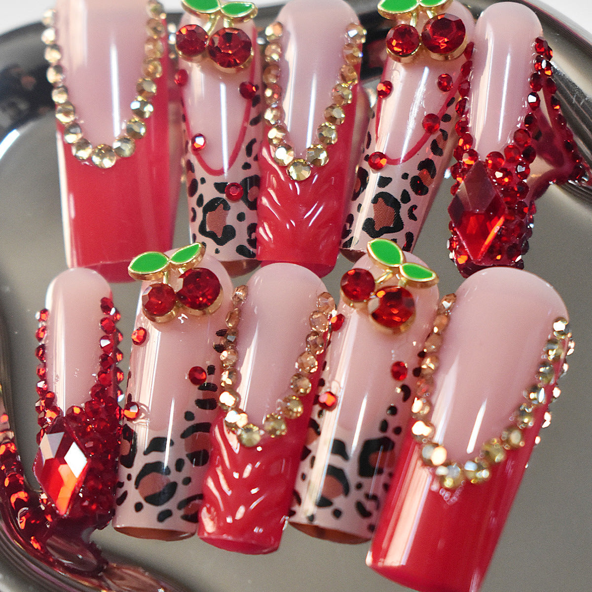 Floral Akzent Nagelkunst Verlängerungen Brehn