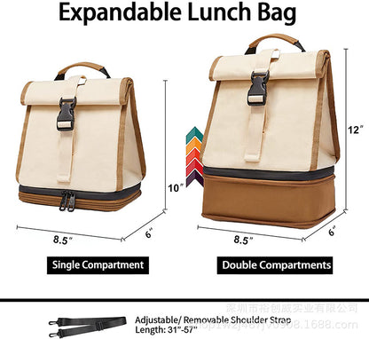 Isolierte Lunch-Kühltasche Rucksack Brehn