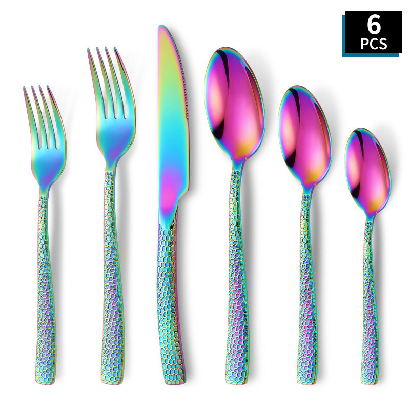Stilvolles und Farbenfrohes Besteckset Aus Edelstahl Brehn