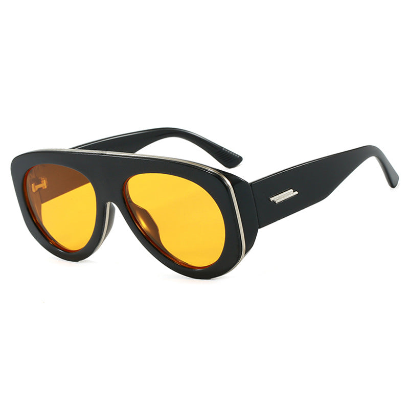 Damen extravagante Sonnenbrille im markanten Design Brehn