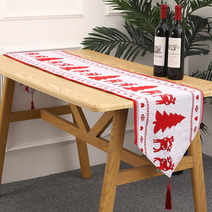 Festlicher Tischläufer mit Rentier-Motiv Brehn