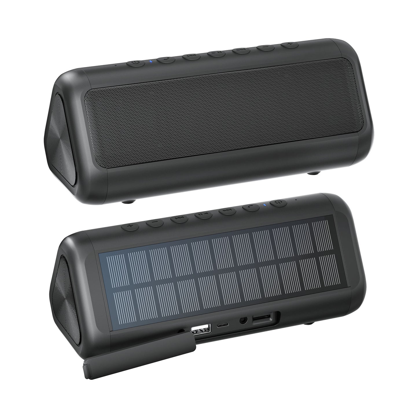 Tragbarer Bluetooth-Lautsprecher mit Solarladefunktion Brehn