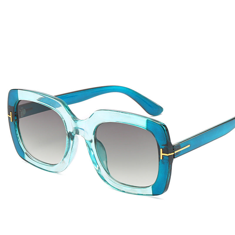 Oversized Mode Sonnenbrille mit verlaufenden Gläsern Brehn