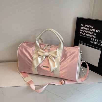 Elegante Schleifen-Akzent Duffel-Tasche Brehn