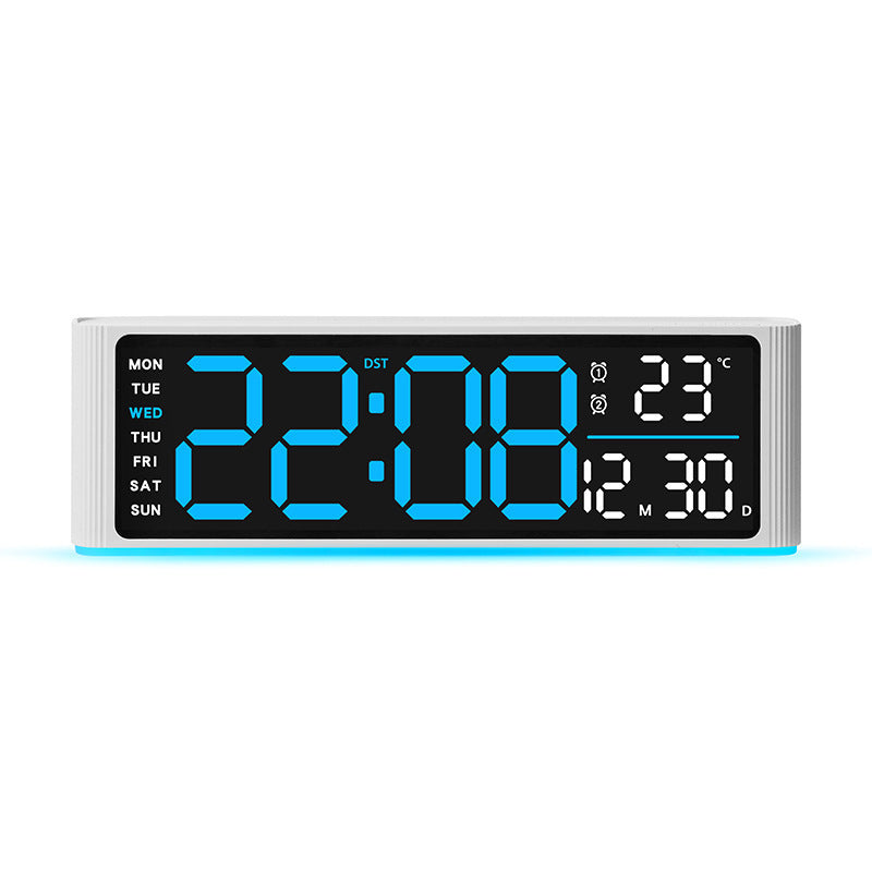 Digitaler Led-Wecker mit Temperatur- und Wochentagsanzeige Brehn