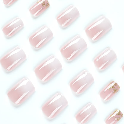 Kunstvolle Gel-Nägel mit Glitzer und Ombre-Effekt Brehn