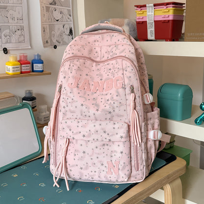 Stylischer Rucksack mit Sternmuster Brehn