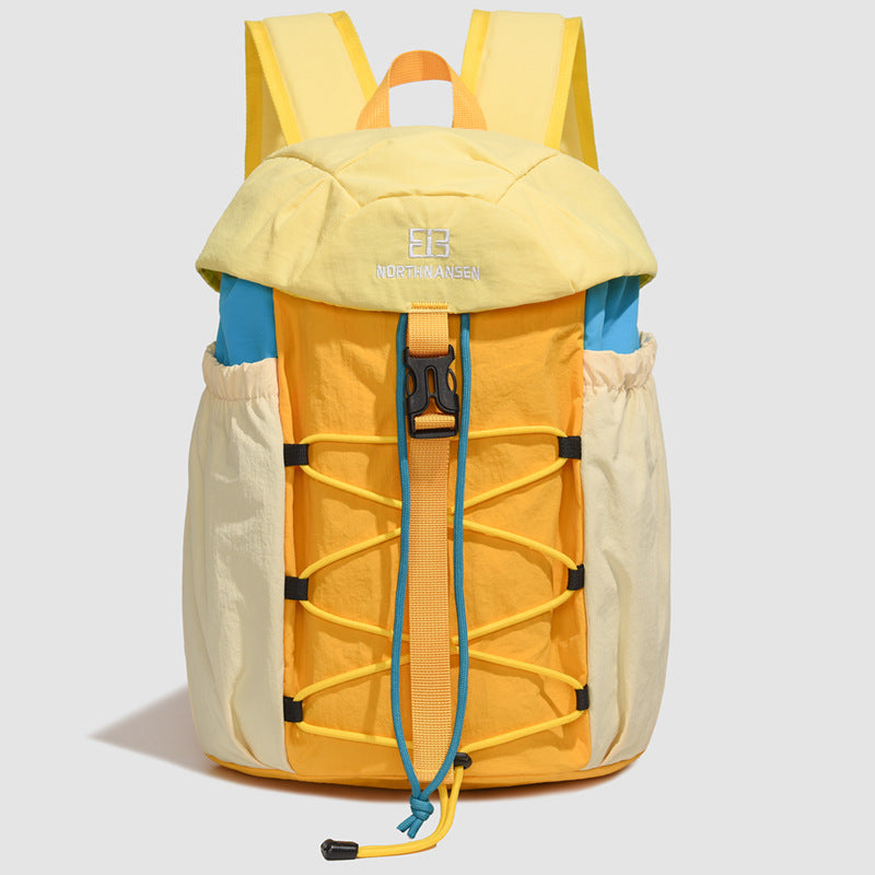 Unisex nan leichter urbaner Outdoor-Rucksack mit elastischer Frontspannleine und seitlichen Elastiktaschen Brehn