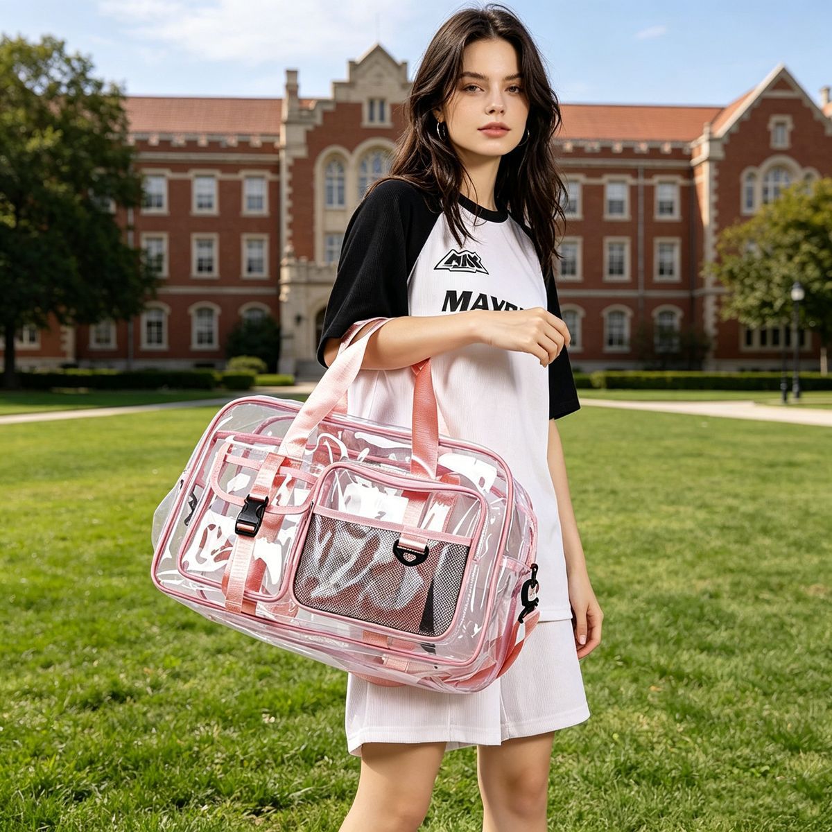 Transparente Reise-Sport-Tasche