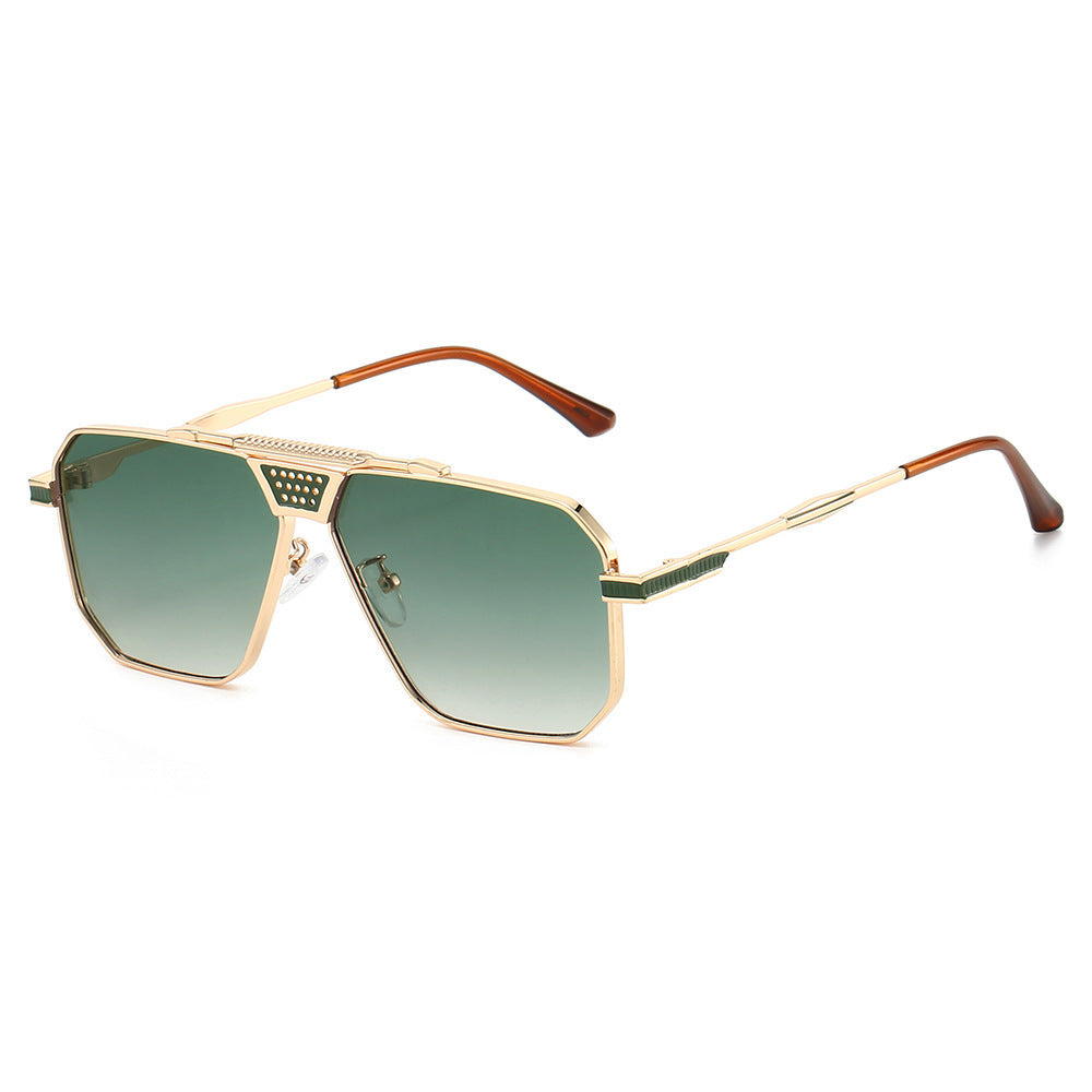 Damen Sonnenbrille im luxuriösen, geometrischen Design Brehn