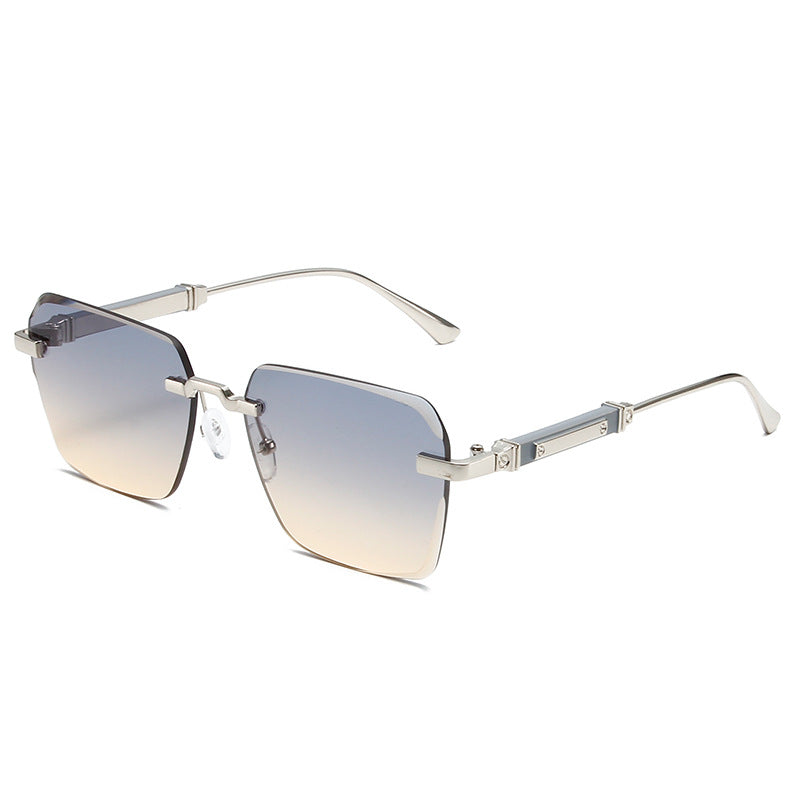 Damen modische Sonnenbrille mit quadratischem Rahmen und luxuriösen Akzenten Brehn