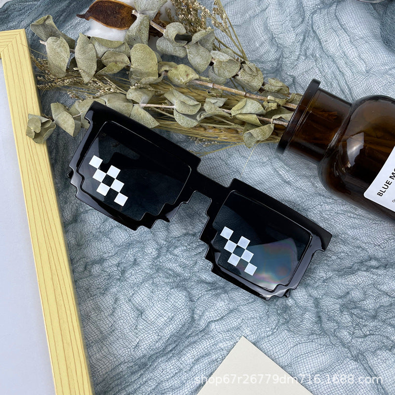Fette geometrische Shield-Sonnenbrille Brehn