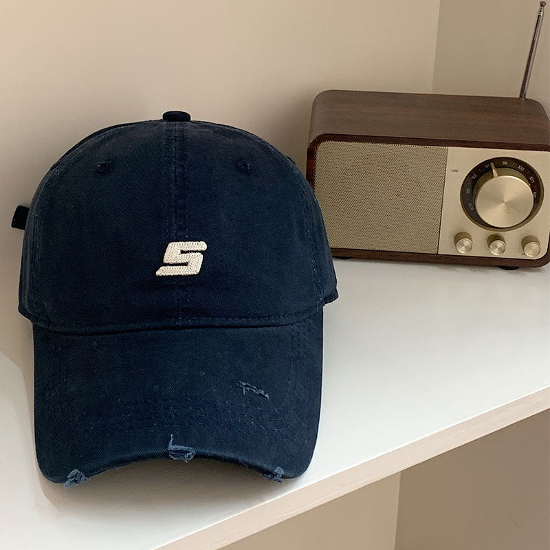 Herren Distressed Baumwolle Verstellbare Baseballmütze Brehn