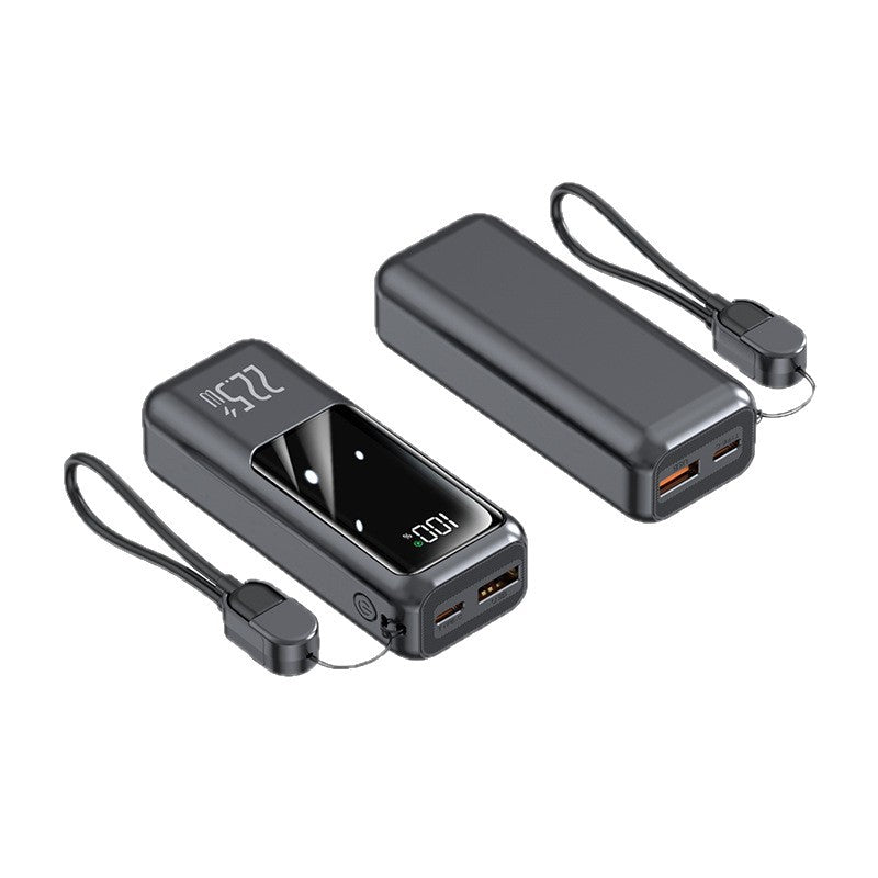 Tragbare Powerbank mit Digitaler Energieanzeige und Schnellladefunktion Brehn