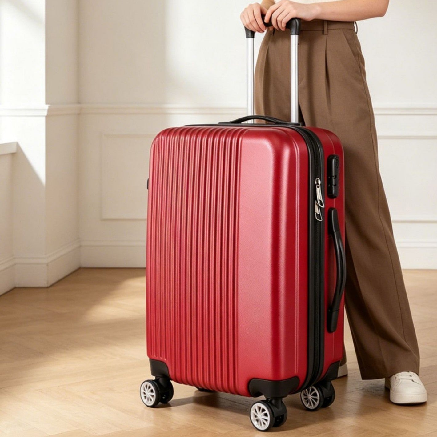 Damen Kompakt Hartschalen-Reisekoffer Brehn