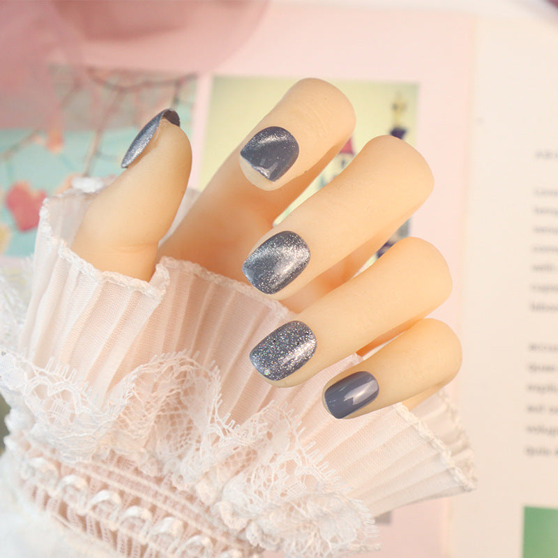 Glänzendes Ombre Druck-Nagelset Brehn