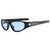 Modebewusste Shield-Sonnenbrille mit dekorativem Rahmendesign Brehn