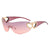 Damen Fashion-Sonnenbrille mit Herz-Applikationen Brehn