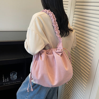 Texturierte Schlapp-Handtasche