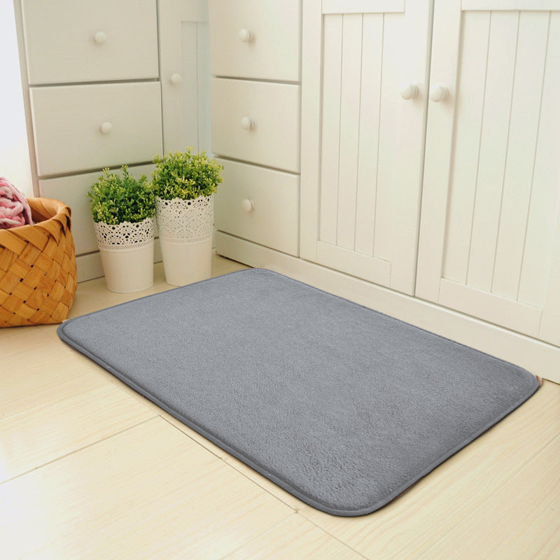 Weicher Plush-Badezimmerteppich Brehn