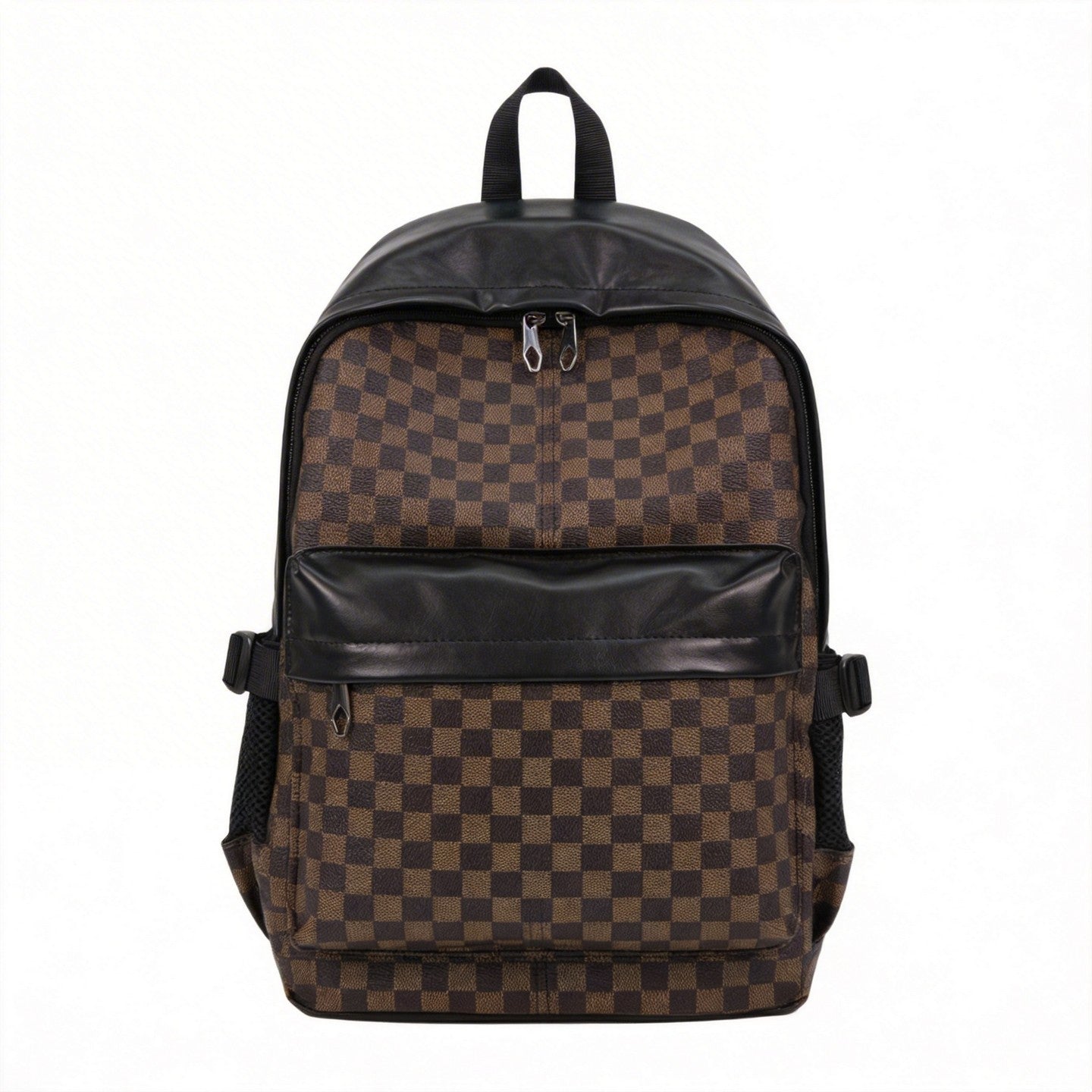 Stylischer Schachbrettmuster-Rucksack Brehn