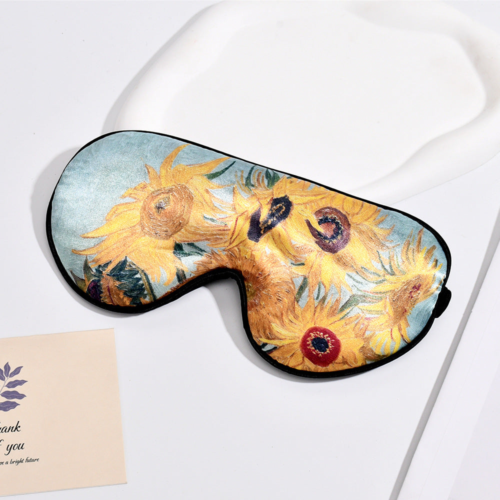 Unisex nan weiche ergonomische Schlafmaske mit konturierter Augenpartie und verstellbarem Elastikband Brehn